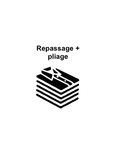 Chemise REPASSAGE + PLIAGE